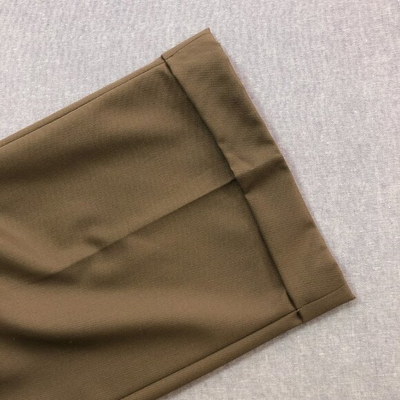 Collection Tan Textured Twill Pleated Pants 32x30 - Picture 6 of 7